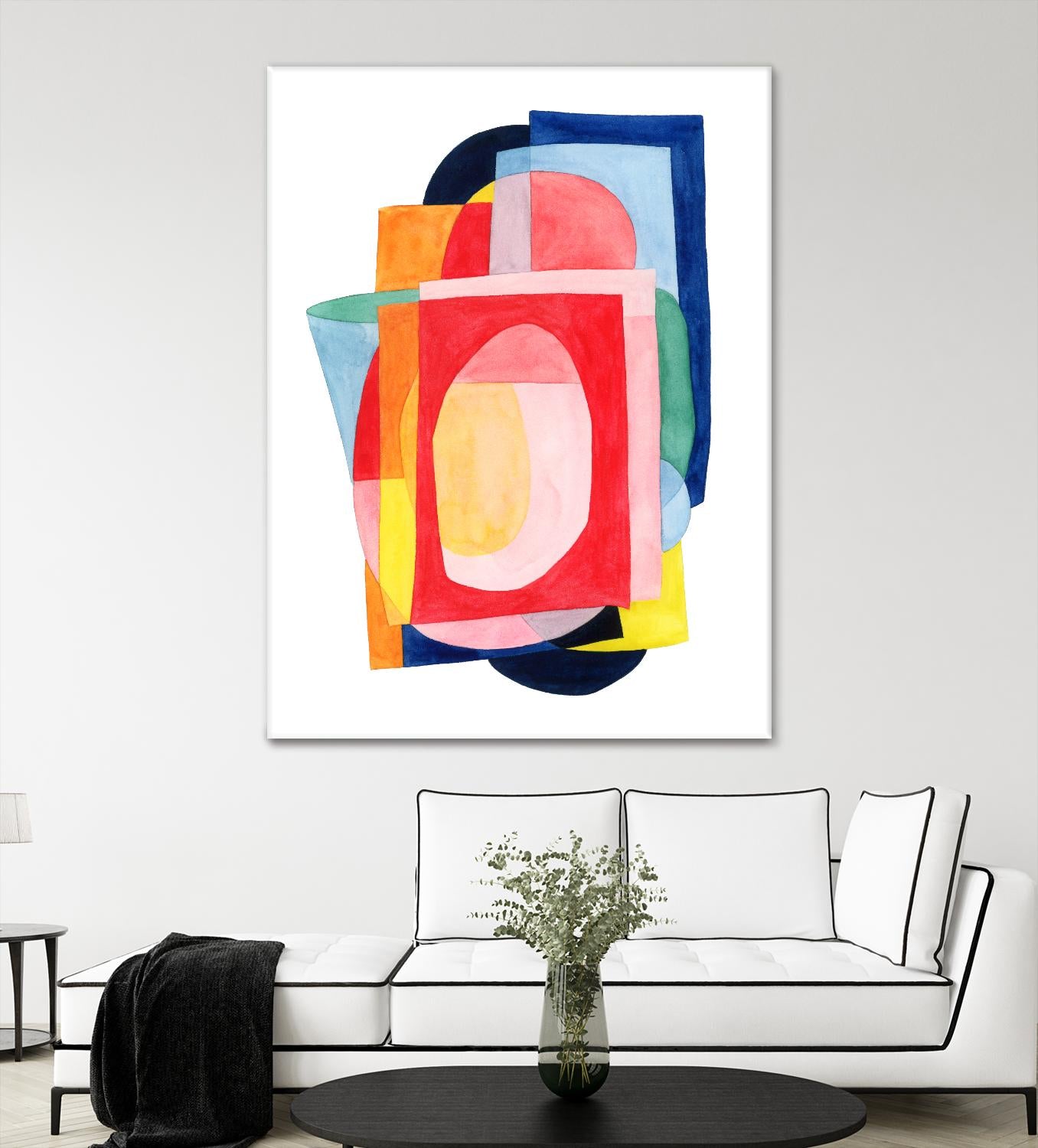 Launder I by Grace Popp on GIANT ART - brights abstract
