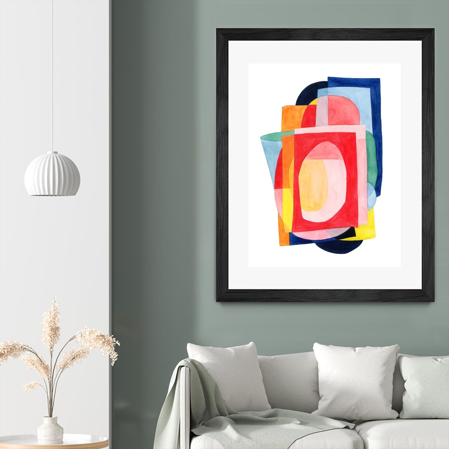 Launder I by Grace Popp on GIANT ART - brights abstract