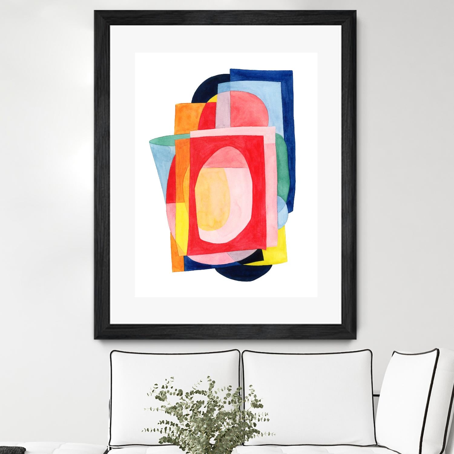 Launder I by Grace Popp on GIANT ART - brights abstract