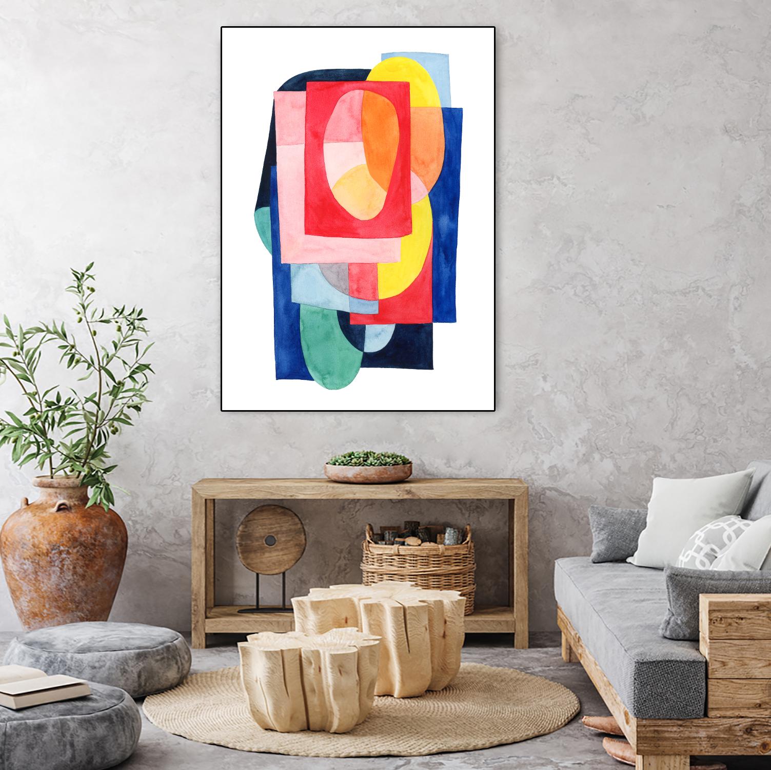 Launder II by Grace Popp on GIANT ART - brights abstract