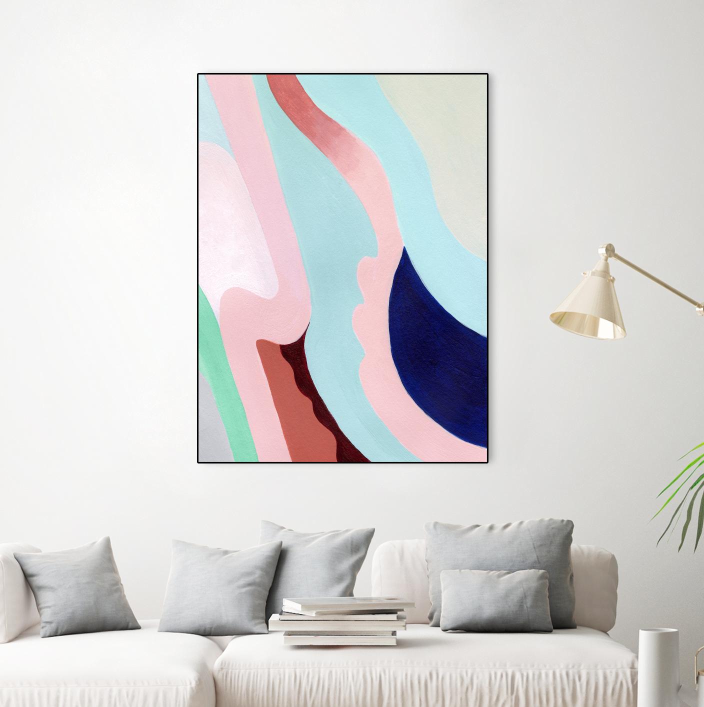 Pastel Highlands II by Grace Popp on GIANT ART - pastels abstract