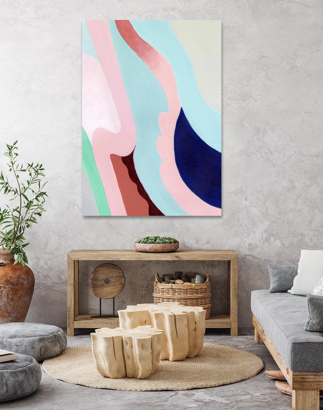Pastel Highlands II by Grace Popp on GIANT ART - pastels abstract