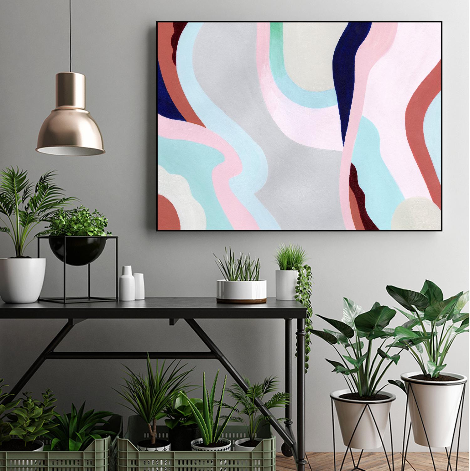 Pastel Highlands VI by Grace Popp on GIANT ART - pastels abstract