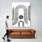 Lunar Maze II by June Erica Vess on GIANT ART - neutral abstract