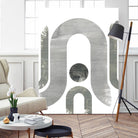 Lunar Maze II by June Erica Vess on GIANT ART - neutral abstract