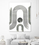 Lunar Maze II by June Erica Vess on GIANT ART - neutral abstract