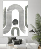 Lunar Maze II by June Erica Vess on GIANT ART - neutral abstract