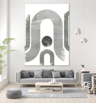 Lunar Maze II by June Erica Vess on GIANT ART - neutral abstract