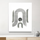 Lunar Maze II by June Erica Vess on GIANT ART - neutral abstract