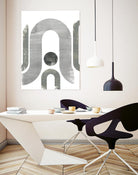 Lunar Maze II by June Erica Vess on GIANT ART - neutral abstract