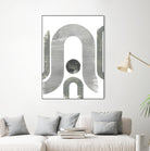 Lunar Maze II by June Erica Vess on GIANT ART - neutral abstract