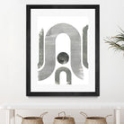 Lunar Maze II by June Erica Vess on GIANT ART - neutral abstract