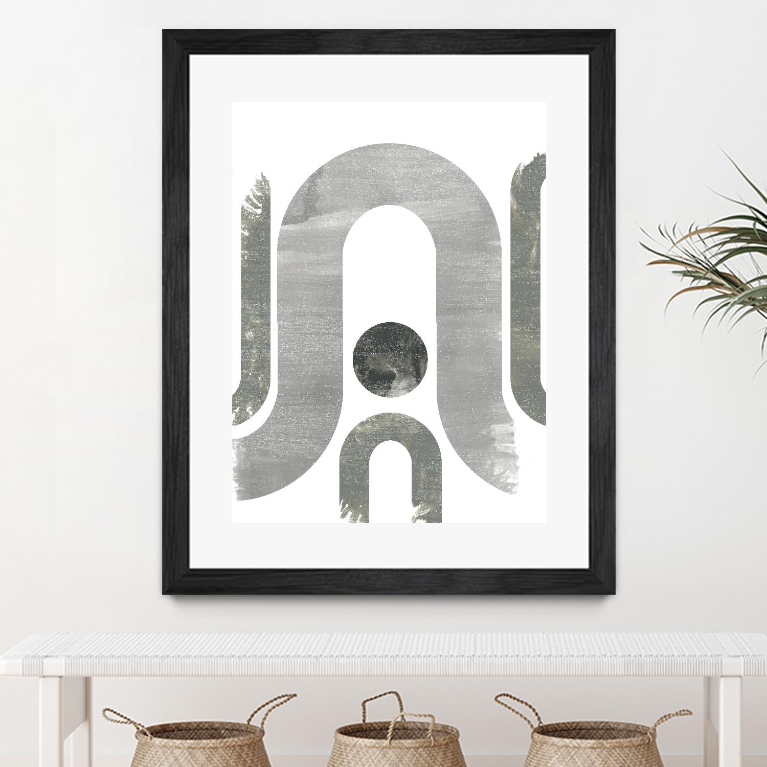 Lunar Maze II by June Erica Vess on GIANT ART - neutral abstract