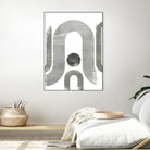 Lunar Maze II by June Erica Vess on GIANT ART - neutral abstract