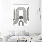 Lunar Maze II by June Erica Vess on GIANT ART - neutral abstract