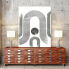 Lunar Maze II by June Erica Vess on GIANT ART - neutral abstract