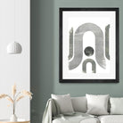 Lunar Maze II by June Erica Vess on GIANT ART - neutral abstract