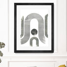 Lunar Maze II by June Erica Vess on GIANT ART - neutral abstract