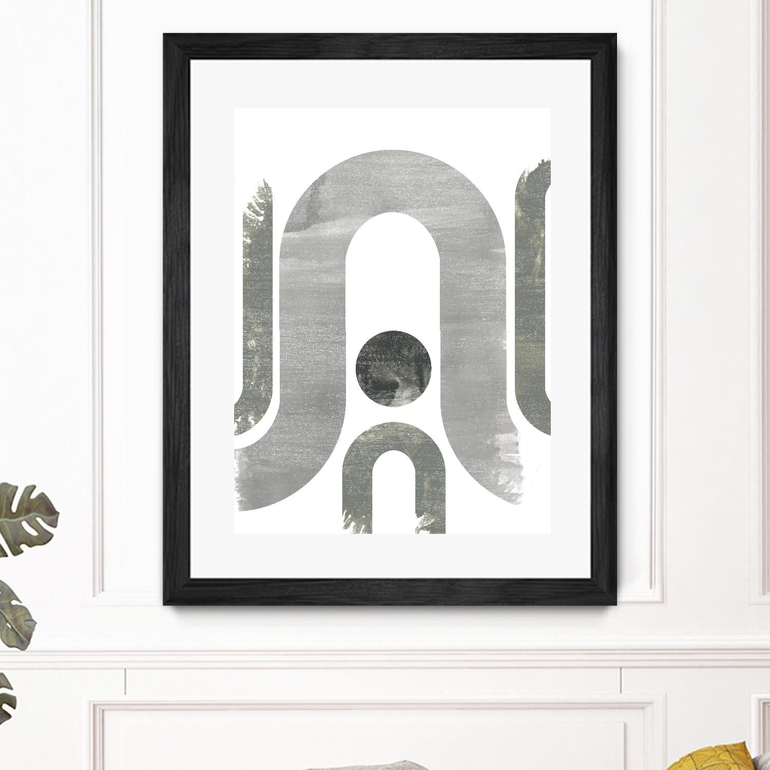 Lunar Maze II by June Erica Vess on GIANT ART - neutral abstract