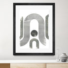 Lunar Maze II by June Erica Vess on GIANT ART - neutral abstract