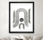 Lunar Maze II by June Erica Vess on GIANT ART - neutral abstract