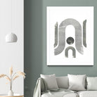 Lunar Maze II by June Erica Vess on GIANT ART - neutral abstract