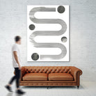 Lunar Maze IV by June Erica Vess on GIANT ART - neutral abstract