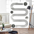 Lunar Maze IV by June Erica Vess on GIANT ART - neutral abstract