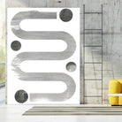 Lunar Maze IV by June Erica Vess on GIANT ART - neutral abstract