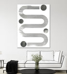 Lunar Maze IV by June Erica Vess on GIANT ART - neutral abstract