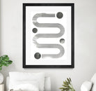 Lunar Maze IV by June Erica Vess on GIANT ART - neutral abstract