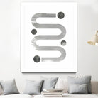 Lunar Maze IV by June Erica Vess on GIANT ART - neutral abstract