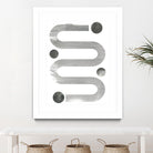 Lunar Maze IV by June Erica Vess on GIANT ART - neutral abstract