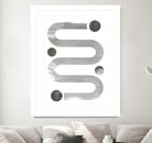 Lunar Maze IV by June Erica Vess on GIANT ART - neutral abstract