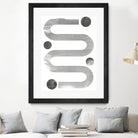 Lunar Maze IV by June Erica Vess on GIANT ART - neutral abstract