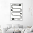 Lunar Maze IV by June Erica Vess on GIANT ART - neutral abstract