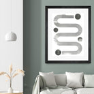 Lunar Maze IV by June Erica Vess on GIANT ART - neutral abstract