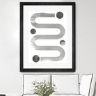 Lunar Maze IV by June Erica Vess on GIANT ART - neutral abstract