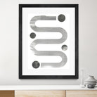 Lunar Maze IV by June Erica Vess on GIANT ART - neutral abstract