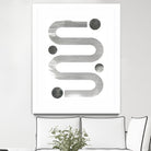 Lunar Maze IV by June Erica Vess on GIANT ART - neutral abstract