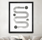 Lunar Maze IV by June Erica Vess on GIANT ART - neutral abstract