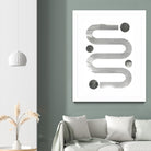 Lunar Maze IV by June Erica Vess on GIANT ART - neutral abstract