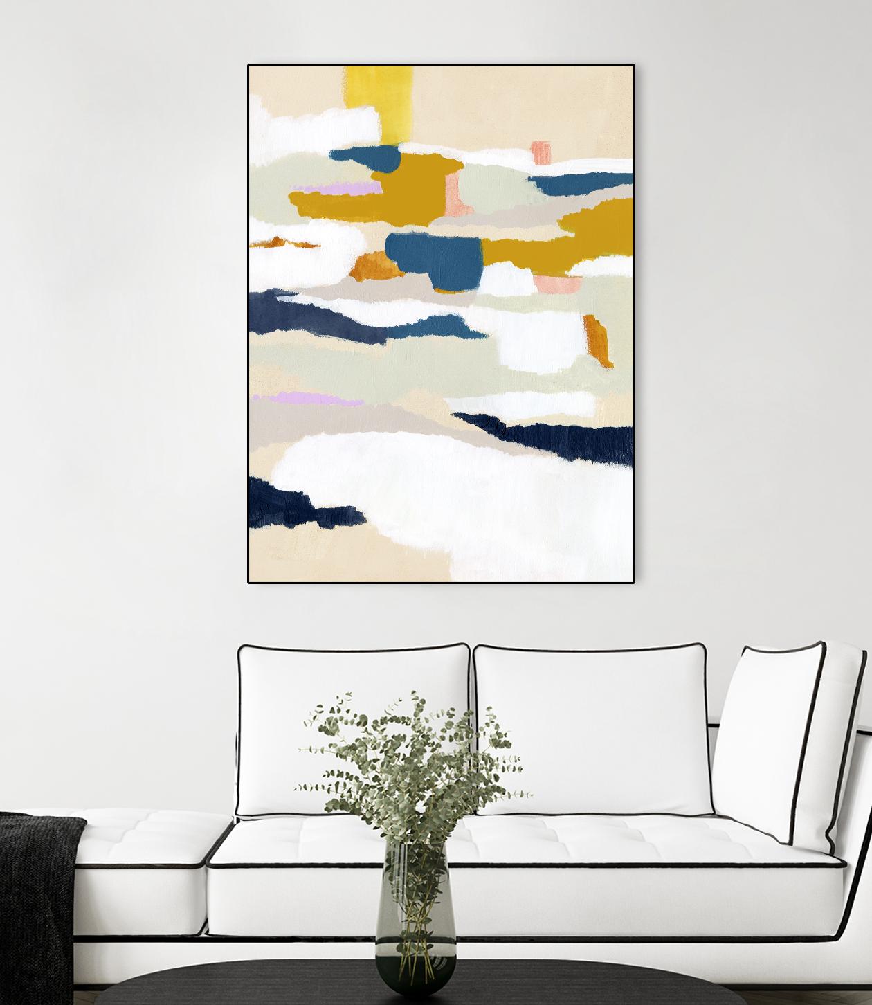 Woven Together II by Victoria Borges on GIANT ART - pastels abstract