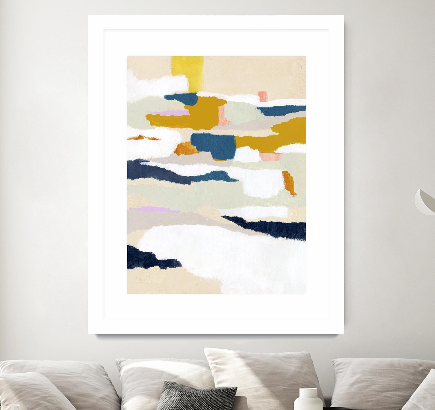 Woven Together II by Victoria Borges on GIANT ART - pastels abstract