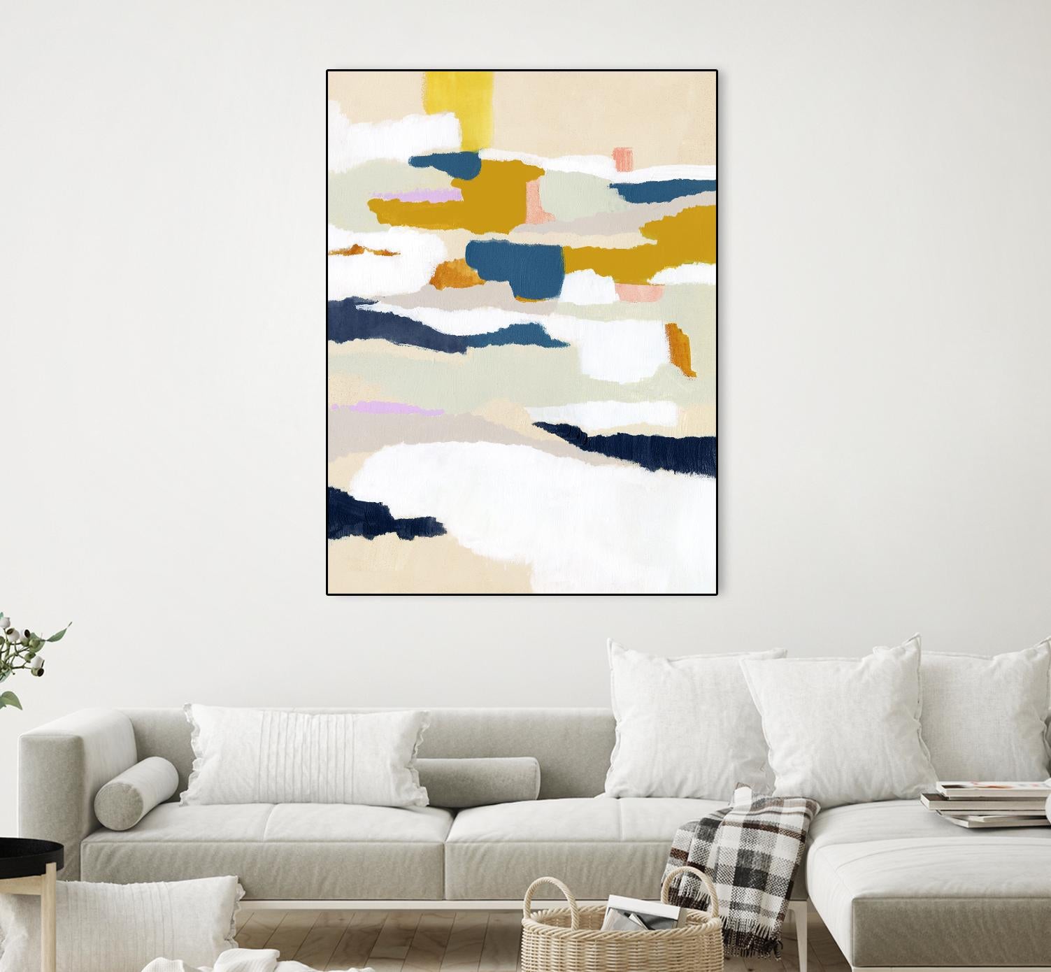 Woven Together II by Victoria Borges on GIANT ART - pastels abstract