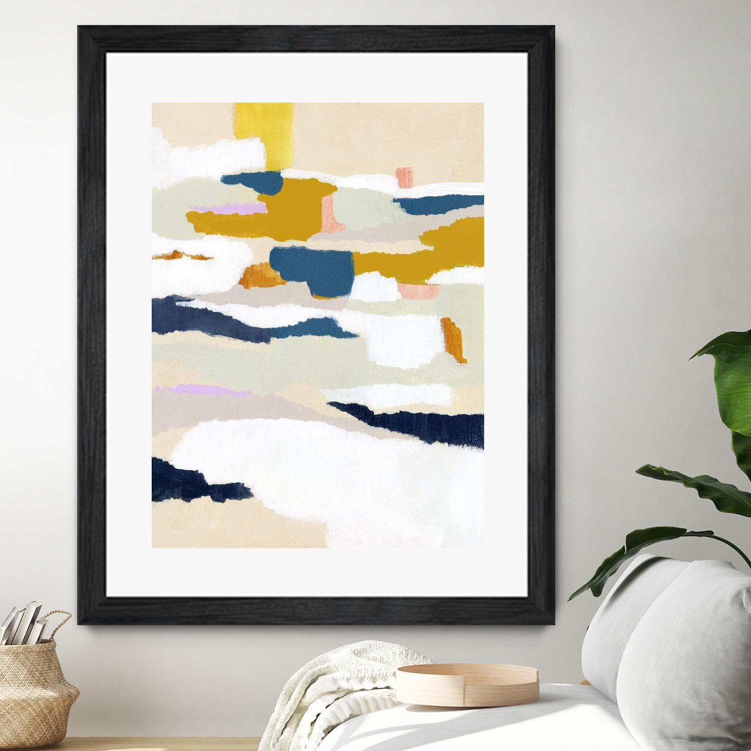 Woven Together II by Victoria Borges on GIANT ART - pastels abstract