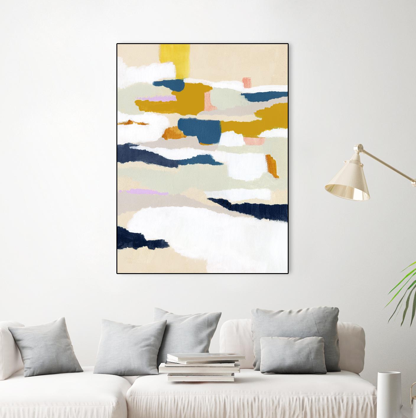 Woven Together II by Victoria Borges on GIANT ART - pastels abstract