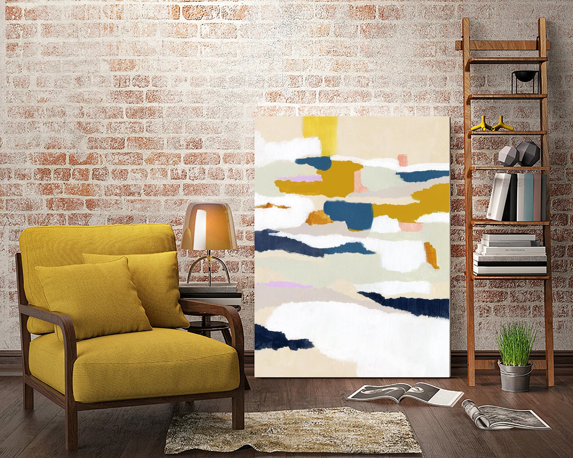 Woven Together II by Victoria Borges on GIANT ART - pastels abstract