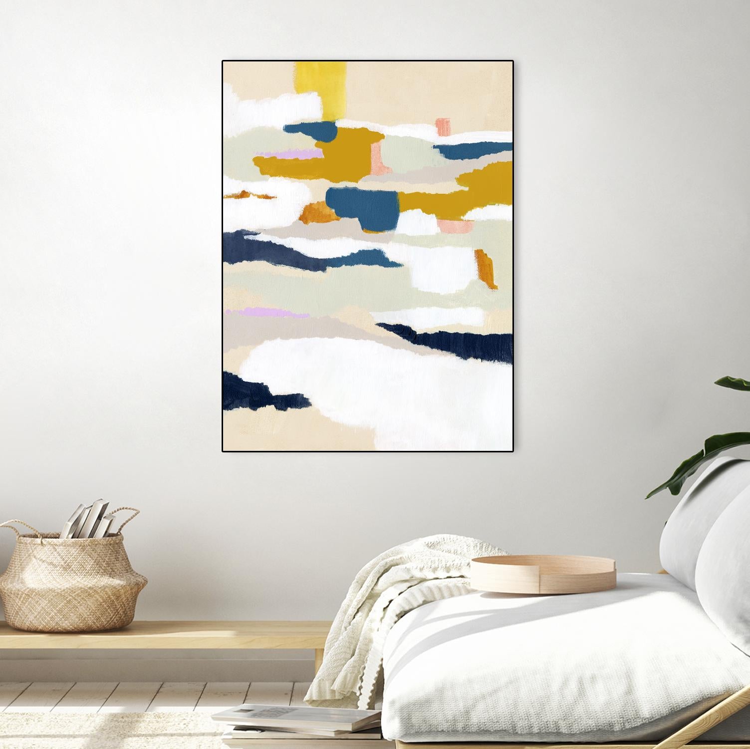 Woven Together II by Victoria Borges on GIANT ART - pastels abstract