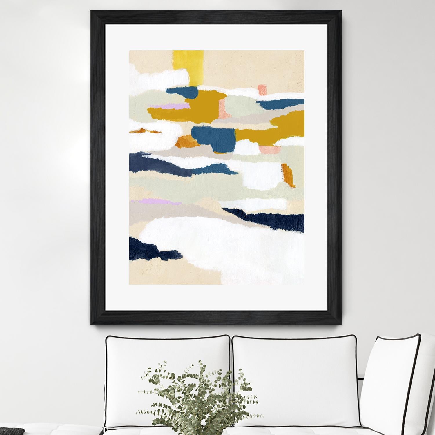 Woven Together II by Victoria Borges on GIANT ART - pastels abstract